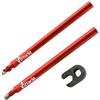 Vittoria PROLUNGHE VALVOLE VITTORIA 80mm ROSSE (2PZ)