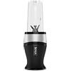 Ninja Frullatore piccolo, 700 W, 2 tazze 470 ml con coperchi a beccuccio, per frullati, trita ghiaccio e frutta congelata, argento/nero, QB3001EUS