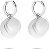 Liebeskind Berlin LJ-1664-E-14 - Orecchini a cerchio in acciaio INOX color argento, 1,4 cm, Acciaio inossidabile, Nessuna pietra preziosa
