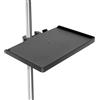 Biqiure Vassoio per Scheda Audio, Multifunzionale Vassoio per Supporto Microfono Regolabile Supporto per Vassoio per Rack per Microfono per Palco, Streaming Live(7.9 × 5.5)