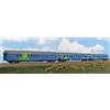 ACME 55335 Euronight SJ 345/346 set di tre carrozze,