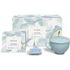 Tea Forte, set da tè regalo con tazza da caffè, vassoio da tè e 10 bustine per infusore da tè piramidali artigianali (Wellbeing)