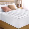 Utopia Bedding Premium materasso imbottito, Poliestere e misto poliestere, White, Queen