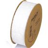 Halbach Seidenbänder Teddy - Nastro decorativo in tessuto, larghezza: 40 mm, lunghezza: 10 m, per fai da te e cucire, colore: bianco
