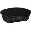 Ferplast Cuccia in Plastica Siesta Deluxe 4 - Nero - Ferplast - Cuccia in Plastica Siesta Deluxe Nero - Mis. 4 - L 61,5 x W 45 x H 21,5