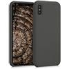 kwmobile Cover per Apple iPhone X Custodia - Back Case per Smartphone in Silicone TPU - Protezione Gommata - verde oliva