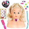 Theo Klein 5236 Busto per trucco e acconciatura Little Sophia I Cuore con trucchi I Capelli lavabili e pettinabili con gioielli I Giocattoli per bambini dai 3 anni in su