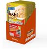 INABA Dashi Delights Delicate Flakes, Delicati Fiocchi in Brodo di Pollo con Tonno e Salmone - Cibo Umido per Gatti, Snack per Gatti Con Proteine, Ingredienti Naturali - Pasto Complementare, 12x40gr