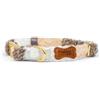 Preziosi Pet - Collare Per Cani Traspirante, Taglia S, In Stoffa Teddy Interno Nylon, Collare Resistente E Regolabile, Collarino per Animali Adulti E Cuccioli