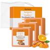 QUIYUM Saponetta alla Curcuma e Vitamina C 100 g, 3 panetti, Sapone Liquido Viso, Idratante e Detergente Profondo per Viso e Corpo