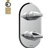 BOSSINI - APICE miscelatore universale termostatico a parete + corpo incasso - Z00500+Z00125/Z90125 : Finitura - Bianco opaco