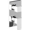 BOSSINI - GILLO miscelatore universale monocomando a parete + corpo incasso - Z00738 + Z00130/Z90130 : Finitura - Nichel Spazzolato