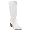 Toocool Scarpe donna stivali estivi traforati primaverili tacco comodo G-627 [36,bianco]