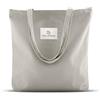 Emma Jonasson Tote Bag Grande - Shopper Elegante Con Cerniera e Tasca Interna - Borsa Tela Donna per Università e Shopping - Beige