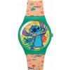 Stitch Disney Lilo e Stitch - Orologio da polso analogico in box latta