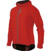 BIOTEX WINDJACKET 3D BOLLE CON CAPPUCCIO ROSSO ANTIVENTO CICLISMO
