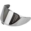 Guajiro - Visiera Compatibile con Shoei NXR 2 - Z8 - X15 - XSPR Pro - CWR-F2 | Schermo in policarbonato predisposto per Pinlock | Antigraffio e antiappannamento (Argento)