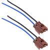 YINETTECH 2 prese per lampadine HB3 HB4 9005 9006 per fendinebbia a 2 pin, connettore di riparazione per fendinebbia, 12 V, 15 cm