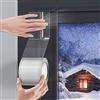 YQBFTC Nastro Sigillante Impermeabile 3cmx10m,Paraspifferi Finestre,Isolante Termico per Finestre,Nastro Sigillante Finestre per Cucina e Bagno,Trasparente Striscia di Guarnizione Nastro Paraspifferi