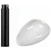 Kilimazart Kit dosatore per chicchi di caffè e bottiglia spray RDT per espresso in ceramica increspata a forma di foglia vassoio dosatore e spruzzatore set (Bianco)