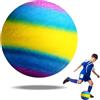 OSDUE Palline da Spiaggia Arcobaleno, 22cm PVC Palla Gonfiabile Spiaggia per Interni Esterni Spiaggia Piscina Palla Rimbalzante per Bambini Pallone Calcio Fluttuante Arcobaleno Palla Morbida Blu Viola