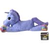 TE-Trend Gigante Unicorno XXL Peluche Pupazzo Lilla 110 cm Grande Decorazione Arcobaleno Glitzerhorn Zoccoli Multicolore