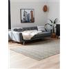 ELLE Decoration Howlite - Tappeto moderno per soggiorno, a pelo corto, motivo geometrico, morbido, glamour, effetto lucido, per soggiorno, camera da letto, corridoio, grigio, 160 x 235 cm