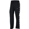 Nike W NSW Pant Logo Tape Popper Pantaloni, Donna, Black/Black/Black/White, L
