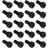 ECSiNG 48 Pezzi Bulloni Per Pedali Bici Viti M4 X 8 Mm Viti Filettate Esagonali Interne 40Cr Perno Pedale Compatibile Con Horizon Pro Sam Hill Flat CL Nero