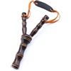 MIELIMON Fionda artigianale in legno massello, fatto a mano, per uso sportivo, beige, 15