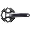 Shimano Bielle XT 165 mm BOOST55 1 x 12 V S/CZ Ciclismo Unisex Adulto, Multicolore