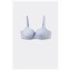 Tezenis Reggiseno Balconcino Microfibra Riciclata Full Coverage Prague Donna Azzurro