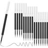 LVZONGXIN 20 MINA PER PENNA GEL, Colore Nero, [0.5mm], Compatibile con legam lovely friends & Pilot G2, Adatta per la maggior parte delle penne a sfera retrattili in gel [Nero]