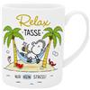 Sheepworld XL-Tasse mit Spruch 'Relax, nur kein Stress'