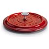 Pentole Agnelli COGHSRL12910R Linea Ghisa Slowcook Coperchio, 10 cm, Rosso