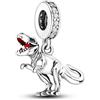 Generic M&S T Rex - Ciondolo a forma di dinosauro tirannosauro, in argento Sterling 925, compatibile con braccialetti Pandora ed europei