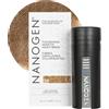 Nanogen Cosmetico per capelli anti-diradamento con fibre capillare di cheratina Nanogen 30 g, Castano Chiaro