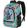 Disney Lilo e Stitch Guitar-Zaino Fight FAN 2.2, Verde, 31 x 44 cm, Capacità 24 L