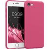 kwmobile Custodia Compatibile con Apple iPhone SE (2020/2022) / 8/7 Cover - Back Case per Smartphone in Silicone TPU - Protezione Gommata - rosa matt