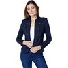 Tommy Hilfiger - Giacca da Donna Tommy Classica, Aperta sul Davanti, a Fascia, Capitano Sky, Small