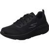Skechers Women's Go Run Elevate Sneaker, Black/Black, 5