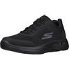 Skechers Men's Gowalk Arch Fit-Athletic Workout Walking Shoe with Air-Cooled Foam Sneaker, Black, 10 UK