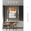 TOT ELECTRIC Faretto faro proiettore led per Binario Monofase Orientabile bianco nero pista e connettori (BIANCO, Faro Led Cilindro-4000K)