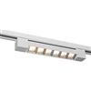 TOT ELECTRIC Faretto faro proiettore led per Binario Monofase Orientabile bianco nero pista e connettori (BIANCO, Faro 12W - Luce Calda)
