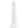 AMAZBEE Drago Dildo con forti ventose Dildo anale realistico bianco con 3 dimensioni Plug anale morbido Massaggio della prostata e del punto G Giocattoli sessuali (S)