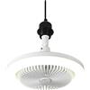 Hobaca Ventilatore da soffitto con lampada, E27 LED da 30W, telecomando, 3-Velocità e Timer Fan Ligh Dimmerabile ventilatore da soffitto a LED per camera, sala da pranzo, cucina, plafoniera