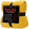 Snug Rug - Coperta in pile Sherpa, morbida e lussuosa, colore: giallo senape, 127 x 178 cm (50 x 70)
