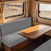 VFGFDJNDFX Elasticizzato Copri Divano Per Caravan, Senza Braccioli Fodera Divano Protezione Lavabile,Per Camper Auto Panca Copridivano. (Grigio C,W 55-85 cm,D 25-45 cm)