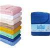 Tata Home Accappatoio in Spugna Tinta Unita 100% Cotone Taglia XL Colore Blu