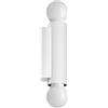 Linea Light Lampada da parete Birba W2 biemissione 2xE27 bianco - 9445